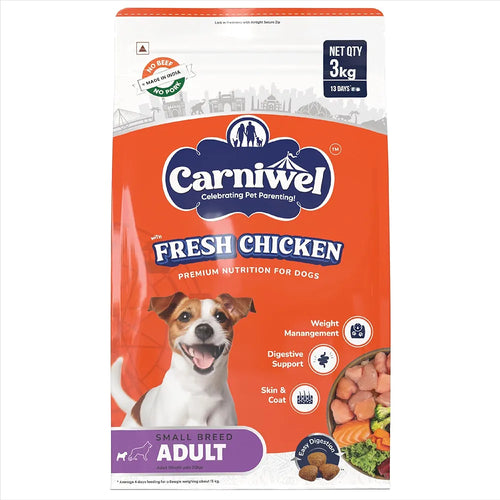 CARNIWEL FRESH CHIC SMALL DOG ADULT DRY FOOD (M)