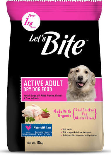 Let's Bite Active Adult Dry Food (M)